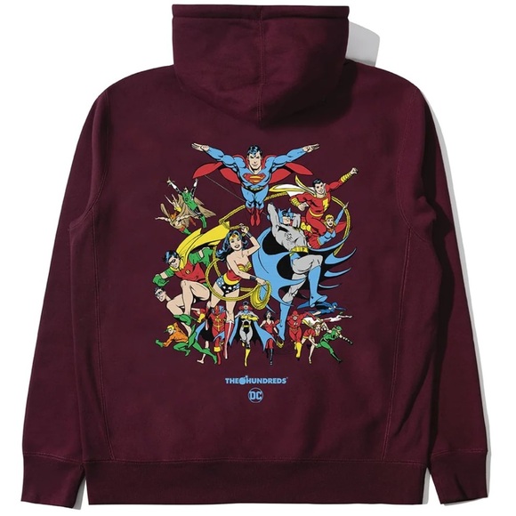The Hundreds X DC Comics Justice League Pullover Hoodie - 2XL - Picture 1 of 8